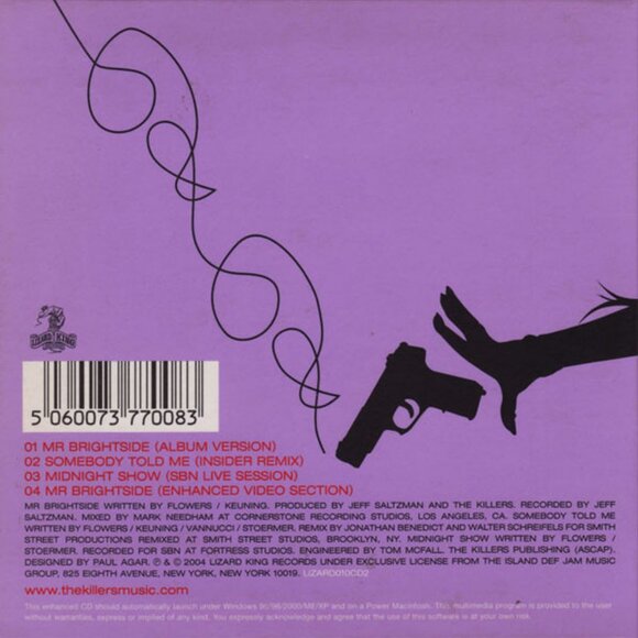 THE KILLERS Mr Brightside CD UK LIZARD010CD2 Card Sleeve Enhanced Limited NEW - Picture 2 of 4